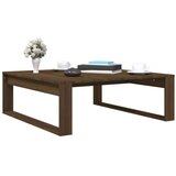  Stolić za kavu boja hrasta 100x100x35 cm od konstruiranog drva | shoptok.hr