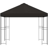 Gazebo 3 x 3 m Antracit Poliester i čelik 190 gsm | shoptok.hr