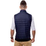 Glano Men's quilted vest - dark blue | Shoptok.si