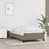 The Living Store Posteljni okvir taupe 90x190 cm blago - Posteljni Okvir, (21526967) Cene