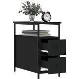 Noćni ormarići 2 kom crni 30 x 60 x 60 cm od konstruiranog drva | Eponuda.ba