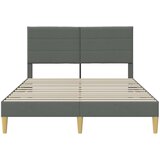  Krevetna konstrukcija Tamnosiva 140 x 200 cm Tkanina | shoptok.hr
