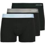 Jack & Jones Bokserice 'JACNICK' svijetloplava / srebrno siva / crna / prljavo bijela | shoptok.hr