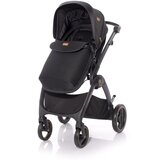 Lorelli ADRIA Kolica Black 2u1 SET: Košara + Putna Torba + Zimska Navlaka (do 15 kg) | shoptok.hr