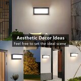  Brilagi -LED RGBW Spoljno zidno svetlo BRICKY 1xE27/15W/230V antracit IP54 | Eponuda.com