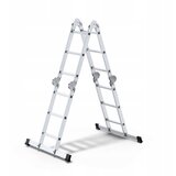 Awtools večnamenska aluminijasta lestev 4x3, (21107976) | Shoptok.si