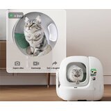 Petkit PUROBOT MAX PRO 2 pametno mačje stranišče, za vse velikosti, AI kamera + zdravje, 360° zaščita, ShieldBase zasnova, Triple nadzor vonjav, tiho delovanje, WIFI, aplikacija, 66x60x54cm, sivo - - Bonajo | Shoptok.si