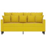  Kavč dvosed rumen 140 cm žamet | Shoptok.si
