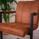 MID.YOU NIHAJNI STOL &amp;ndash; SET, tekstil rjava Slike