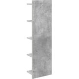  Polica na zidu 2 kom. Betonska siva 30 x 15 x 100 cm | shoptok.hr