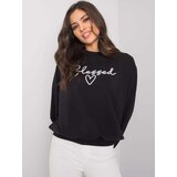 RUE PARIS Sweatshirt-RV-BL-7212.23P-black | Shoptok.si