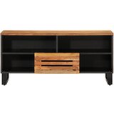 Maison Chic TV omarica - TV stojalo - Televizijska omarica 100x34x46 cm trden akacijev les, (21699983) Cene