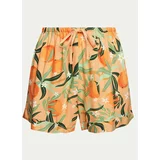 Hunkemöller Kratke hlače pižama 205765 Oranžna Regular Fit