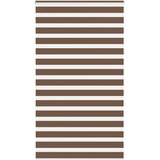 vidaXL Zebra zavesa rjava 120x200 cm širina blaga 115,9 cm poliester, (5000298347) | Shoptok.si