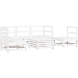  6-dijelni set vrtnih sofa bijeli od masivne borovine | shoptok.hr