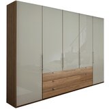 Dieter Knoll OMARA Z ZLOŽLJIVIMI VRATI, delno masivno hrast barve hrasta, barve šampanjca | Shoptok.si