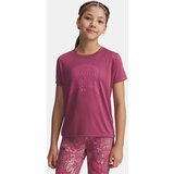 Under Armour Girls' T-shirt Tech Varsity Graphic SS-RED - Girls Cijene