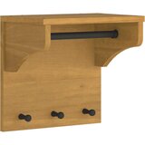  Zidna vješalica za kapute SANDNES 43x30x42 cm puno drvo bor | shoptok.hr