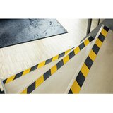 Durable Protizdrsni trak DURALINE® GRIP, DxŠ 15 m x 50 mm, rumene/črne barve | Shoptok.si