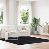  Čupavi tepih s visokim vlaknima NAVARRA crni 240x240 cm | shoptok.hr