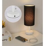  Brilagi - Stona lampa sa USB portom TABLON 1xE27/25W/230V bela/crna | Eponuda.com
