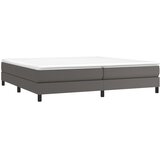  Okvir za krevet s oprugom sivi 200x200 cm od umjetne kože | shoptok.hr