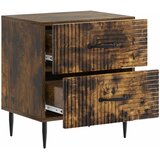  Noćni ormar s ladicama 2 pcs Dimljeni hrast 43 x 34,5 x 47,5 cm | Eponuda.com