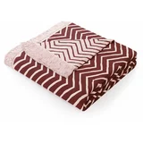 AmeliaHome Ružičasto-ljubičasta deka s dodatkom pamuka Twisty, 150 x 200 cm