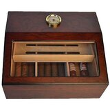 Venisymlis Dvoslojni Humidor iz Cedre, Velika Kapaciteta, za 30–80 Cigar, Darilo za Moške, (22060731) | Shoptok.si