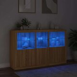  Komoda s LED svjetlima boja hrasta sonome 162 x 37 x 100 cm | shoptok.hr