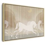  Slika - Moon Horses - Horses Galloping Among Trees on a Starry Night 120x80 U prirodnom drvenom okviru | shoptok.hr