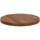  Gornji dio stola Svijetlosmeđa Ø 60 x 4 cm Čvrsto Hrastovo Drvo | Eponuda.com
