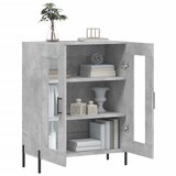 Komoda siva boja betona 69,5x34x90 cm od konstruiranog drva | shoptok.hr