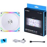 Lian Li ventilator za ohišje UNI FAN SL140 V2 RGB PWM 140mm, bel | Shoptok.si