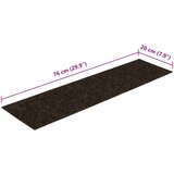 vidaXL Samoljepljivi otirači za stepenice 30 kom 76x20 cm pravokutne | shoptok.hr