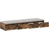 Ladice za krevet Dimljenog hrasta 120x36 5x16 5 cm Konstruirano drvo | shoptok.hr