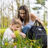 Petite&Mars Nahrbtnik za plenice Jack, Black | Shoptok.si