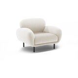 Micadoni Bijela fotelja od bouclé tkanine Poppy – | shoptok.hr