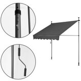 MULTIGARDEN tenda za terasu i balkon sa podešavanjem visine gray multigarden AW-016 grey | ePonuda.com