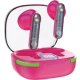 Slušalica bežična, Bluetooth v5.3, TWS B80, Roze