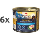 Ontario Dog Puppy konzerva, pašteta - piščanec in spirulina 6 x 200 g Cene