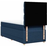  Krevet s oprugama i madracem plavi 80x200 cm od tkanine | shoptok.hr