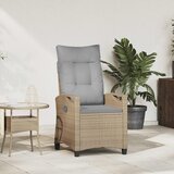  Ležaljka u vrtu Bež i svijetlo siva 56 x 60 x 112 cm poliratan | Eponuda.com