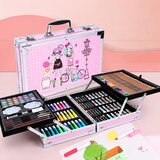  Kofer sa bojicama i flomasterima set 145 delova Roza Cene