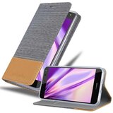  Ohišje, združljiv s Huawei v svetlo sivo rjavi barvi - zaščitni pokrov z magnetnim zapiranjem, stoječo funkcijo in režo za kartico, (20570599) | Shoptok.si