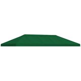 vidaXL Zaščita za gazebo s senčnikom 6 x 3 m Zelena Poliester 190, (5000218815) | Shoptok.si