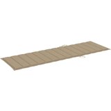 vidaXL jastuk za ležaljku za sunčanje bež 200 x 70 x 3 cm od tkanine | shoptok.hr