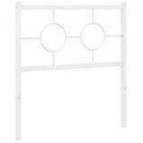  Metalno zamjensko uzglavlje bijelo 80 cm | shoptok.hr