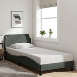 Furnova Posteljni okvir brez vzmetnice temno siv 90x190 cm blago, (21934302) Cene