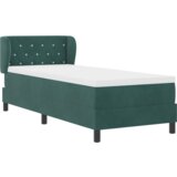 Box Spring Krevet s Madracem Tamno Zelena 80x200 cm Baršun | shoptok.hr
